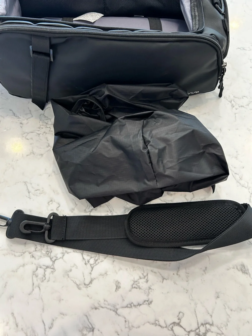Mosiso Black Travel Bag Backpack
